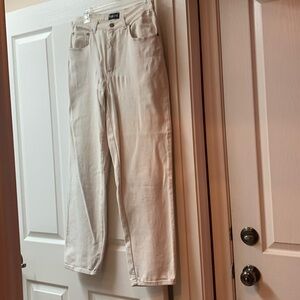 Cream colored jeans